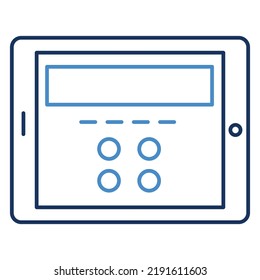 tablet technology Vector icon which is suitable for commercial work

