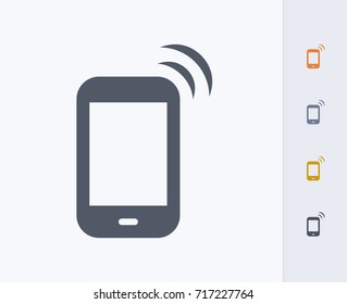 Tablet Tethering - Carbon Icons. A professional, pixel-aligned icon.   