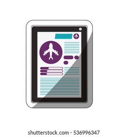 Tablet and travel ecommerce design