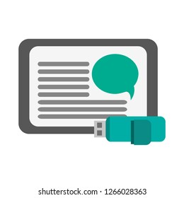 Tablet and usb memory Tablet and usb memory