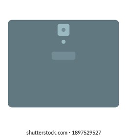 tablet using soft color and flat style