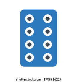 tablet vector glyph color icon 