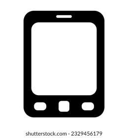 Icono De Glifo Del Vector Del Comprimido Para Uso Personal Y Comercial.
