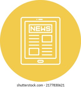 Tablet vector icon. Can be used for printing, mobile and web applications.