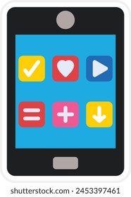 Tablet vector icon. Can be used for printing, mobile and web applications.