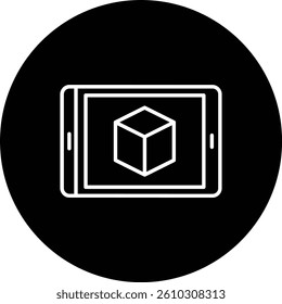Tablet vector icon. Can be used for printing, mobile and web applications.