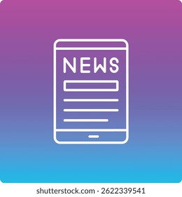 Ícone de vetor do Tablet. Pode ser usado para impressão, aplicativos móveis e da Web.