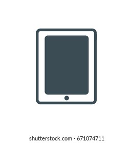 Tablet vector icon, can be used for web and mobile design