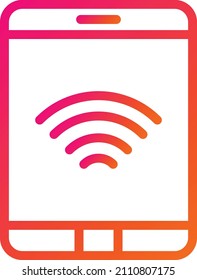 Tablet Vector Icon Design Illustration