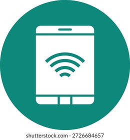 Ilustración de diseño de icono de Vector de tableta