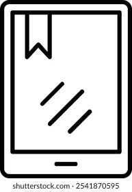 Tablet Vector Icon Design Symbol