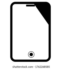 Tablet vector icon graphic design