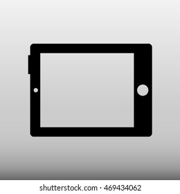 Tablet Vector Icon Illustration