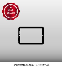 Tablet Vector Icon Illustration
