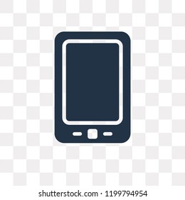 Tablet vector icon isolated on transparent background, Tablet transparency concept can be used web and mobile