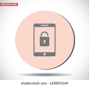 TABLET vector icon , lorem ipsum Flat design