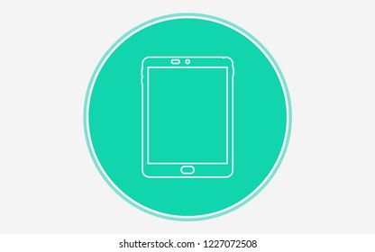 Tablet vector icon sign symbol