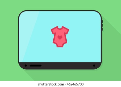 Tablet vector illustration