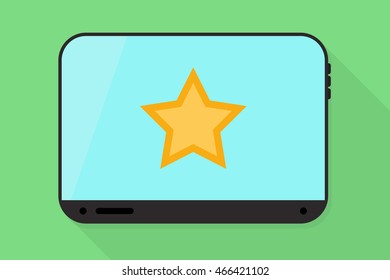 Tablet vector illustration