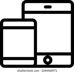 tablet Vector illustration on a transparent background. Premium quality symmbols. Thin line vector icons for concept and graphic design.