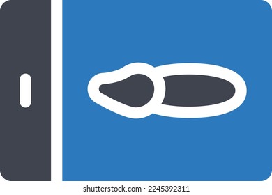 ilustración de Tablet Vector en un fondo transparente. Símbolos de calidad superior. Iconos vectoriales de glifos para diseño de conceptos y gráficos. 
