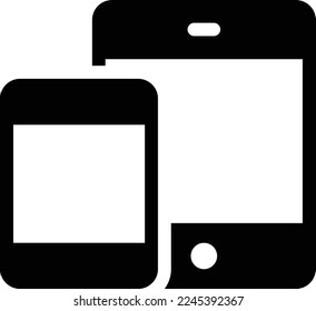 tablet Vector illustration on a transparent background. Premium quality symmbols. Glyphs vector icons for concept and graphic design. 
