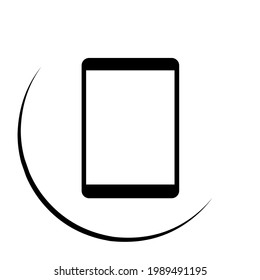 comprimido con pantalla blanca.  ilustraciones para sitios web, aplicaciones y pantallas.  Diseño plano minimalista eps10.