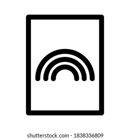 tablet wifi icon or logo isolated sign symbol vector illustration - high quality black style vector icons
