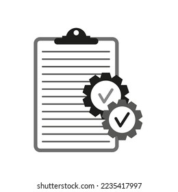 para escribir el icono del reloj. Concepto de programación. Símbolo del documento. Ilustración vectorial. imagen de stock.