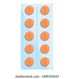 Tablets from first aid kit icon. Cartoon of Tablets from first aid kit vector icon for web design isolated on white background