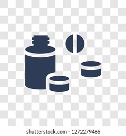 Tablets icon. Trendy Tablets logo concept on transparent background from Health and Medical collection