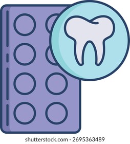 Diseño de icono de color lineal de tabletas