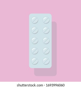 Tablets medicine pharmacy vector image