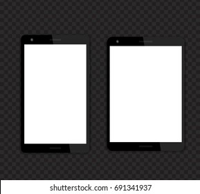 tablets mockups with blank screens, different aspect ratio 16:10 and 4:3