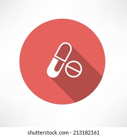 Tablets and pills Icon