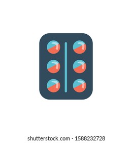 tablets and pils medicine vector