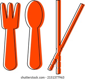 tableware cubiertos minimalismo café de cocina