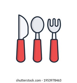 Tableware filled icon vector illustration design, this vector is suitable for icons, logos, illustrations, stickers, books, covers, etc.