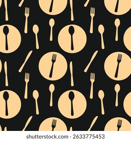 Tableware forks Luxury trendy useful design charming abstract vector illustration artwork.eps