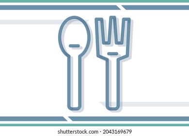 Tableware  icon symbol sign from modern appliances collection for mobile concept and web apps design. Household and electronic related vector line icons