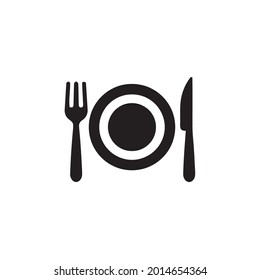 Tableware icon vector flat design