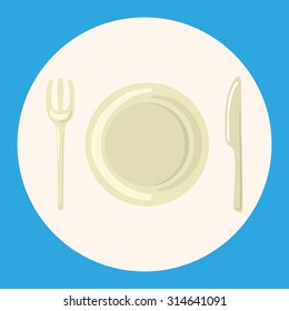 tableware theme elements vector,eps