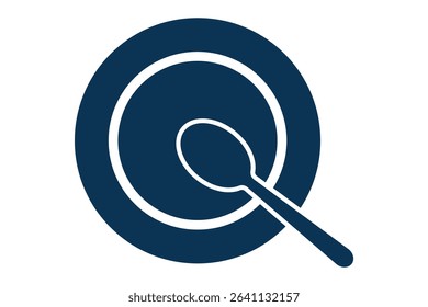 Tableware thin line icon set of fork, knife, spoon. Logotype menu. Cutlery and crockery sign. Flat style eating utensils symbol collection. Cutlery icon. restaurant business concept eps 10
