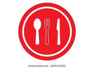 Tableware thin line icon set of fork, knife, spoon. Logotype menu. Cutlery and crockery sign. Flat style eating utensils symbol collection. Cutlery icon. restaurant business concept eps 10
