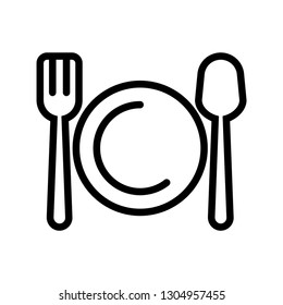 tableware trendy favorites icon vector