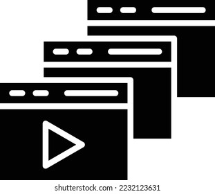 Tabs Vector Icon Design Illustration
