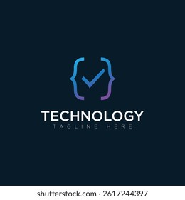  Tachnology logo, tagline here, vector logo