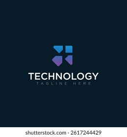  Tachnology logo, tagline here, vector logo