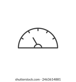 Tachometer Icon Set. Vector Symbols for High Speed Car Meter and Pressure Level.