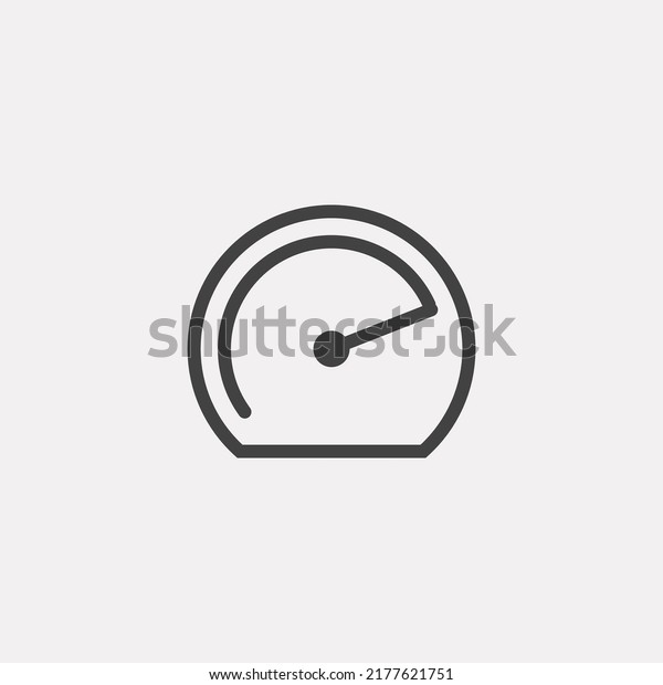 Tachometer icon sign vector,Symbol, logo\
illustration for web and\
mobile